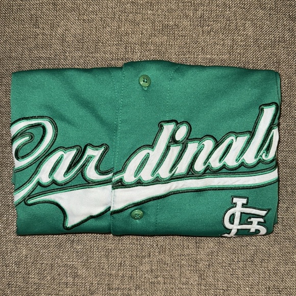 🍀 Go Green! Vintage St. Louis Cardinals Jersey 🍀 - Picture 7 of 7
